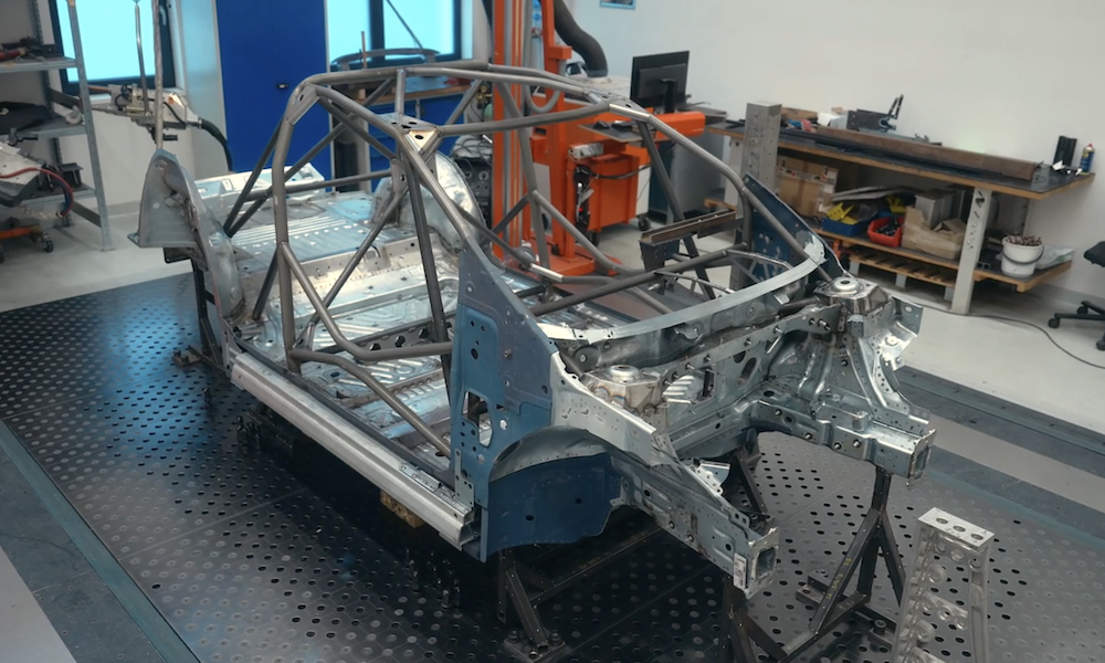 Škoda Enyaq RS Race chassis